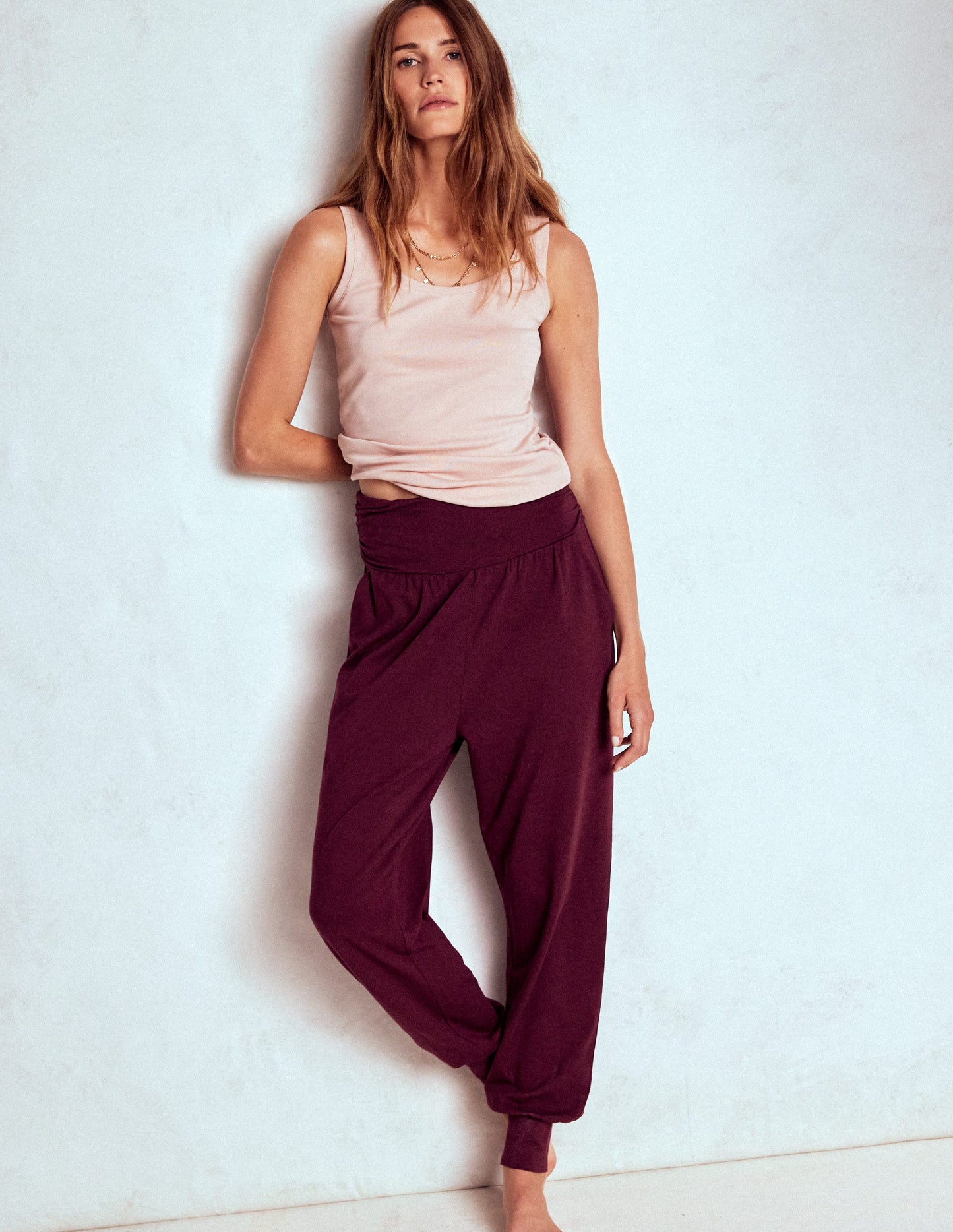 Hareem Jersey-Jogginghose-Dunkelviolett