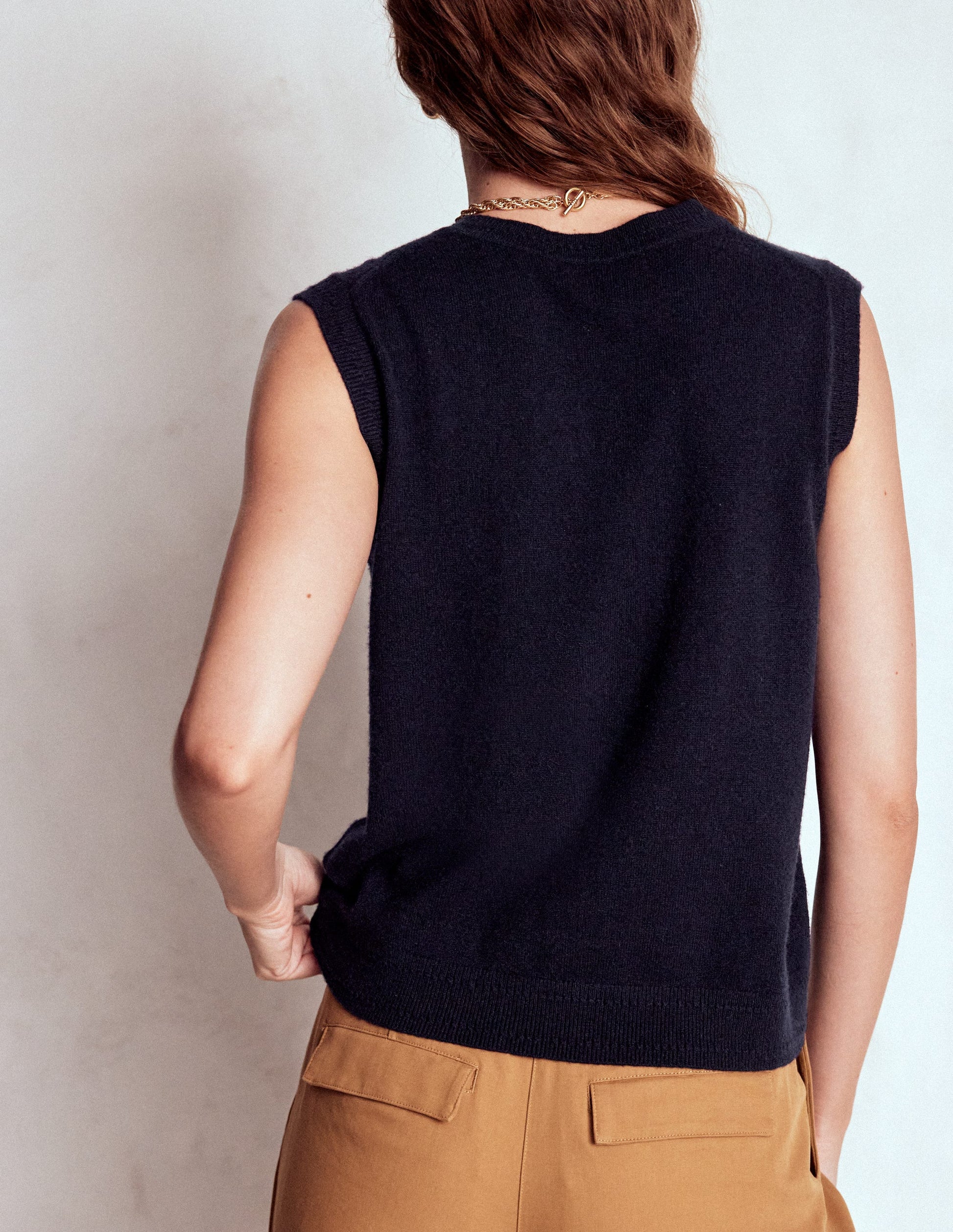 Eva Kaschmir-Pullunder-Aqua Marine Marl-3
