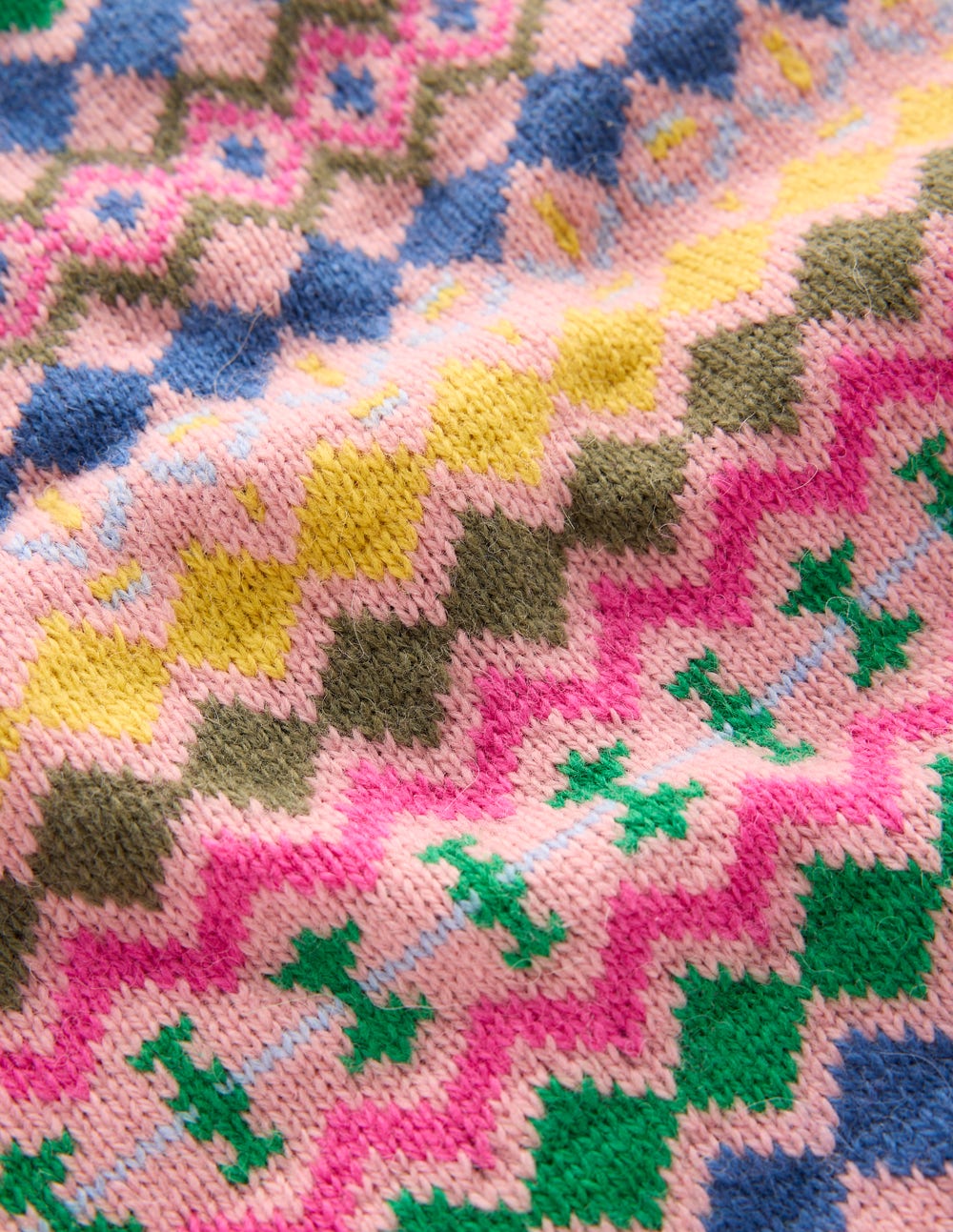 Edie Fair-Isle-Pullover-Rosa, Geo Fair Isle - Image 7