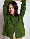 Astrid Knitted Shirt-Promenade Green