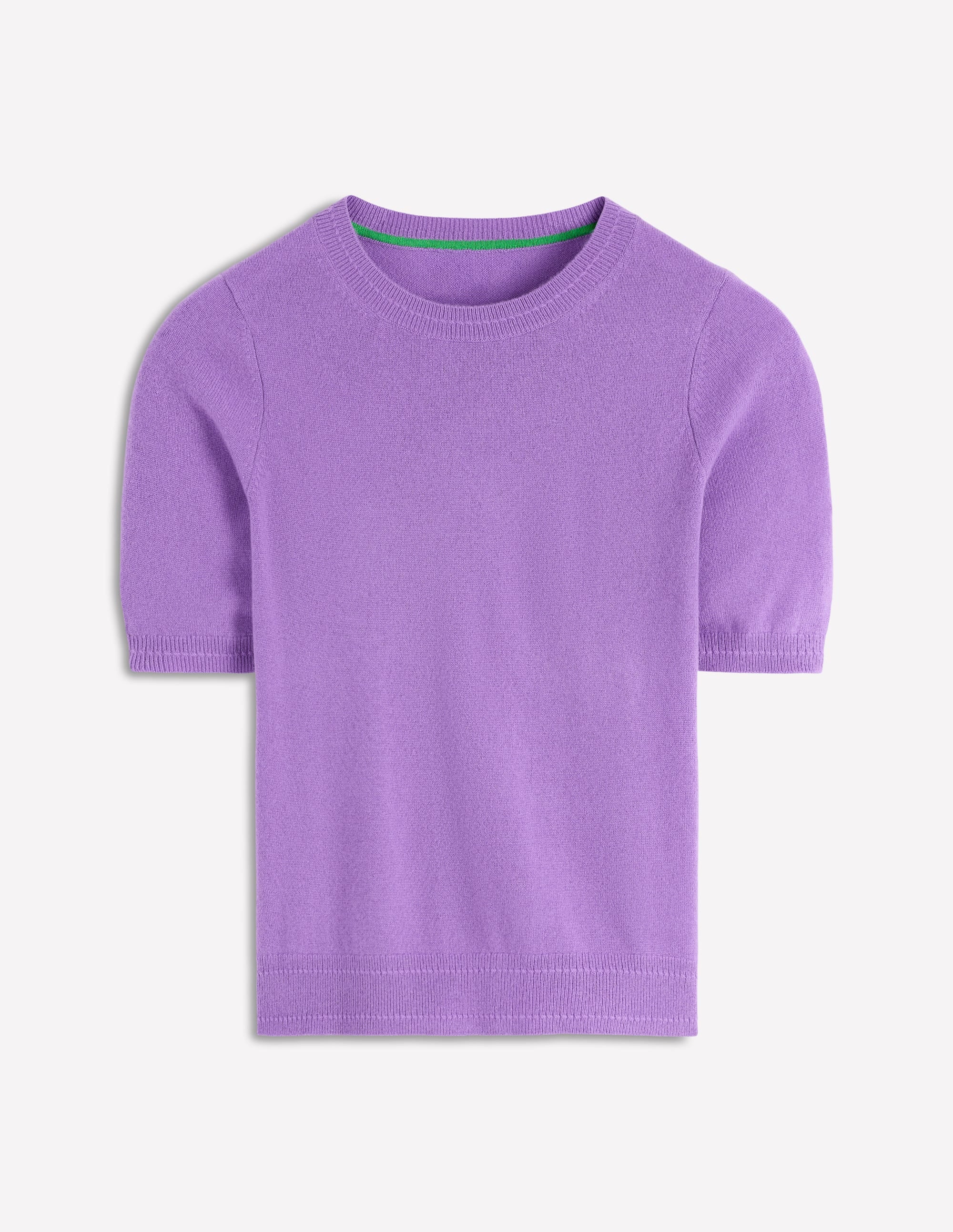 T-shirt Eva en cachemire-Topaze violette - Image 5