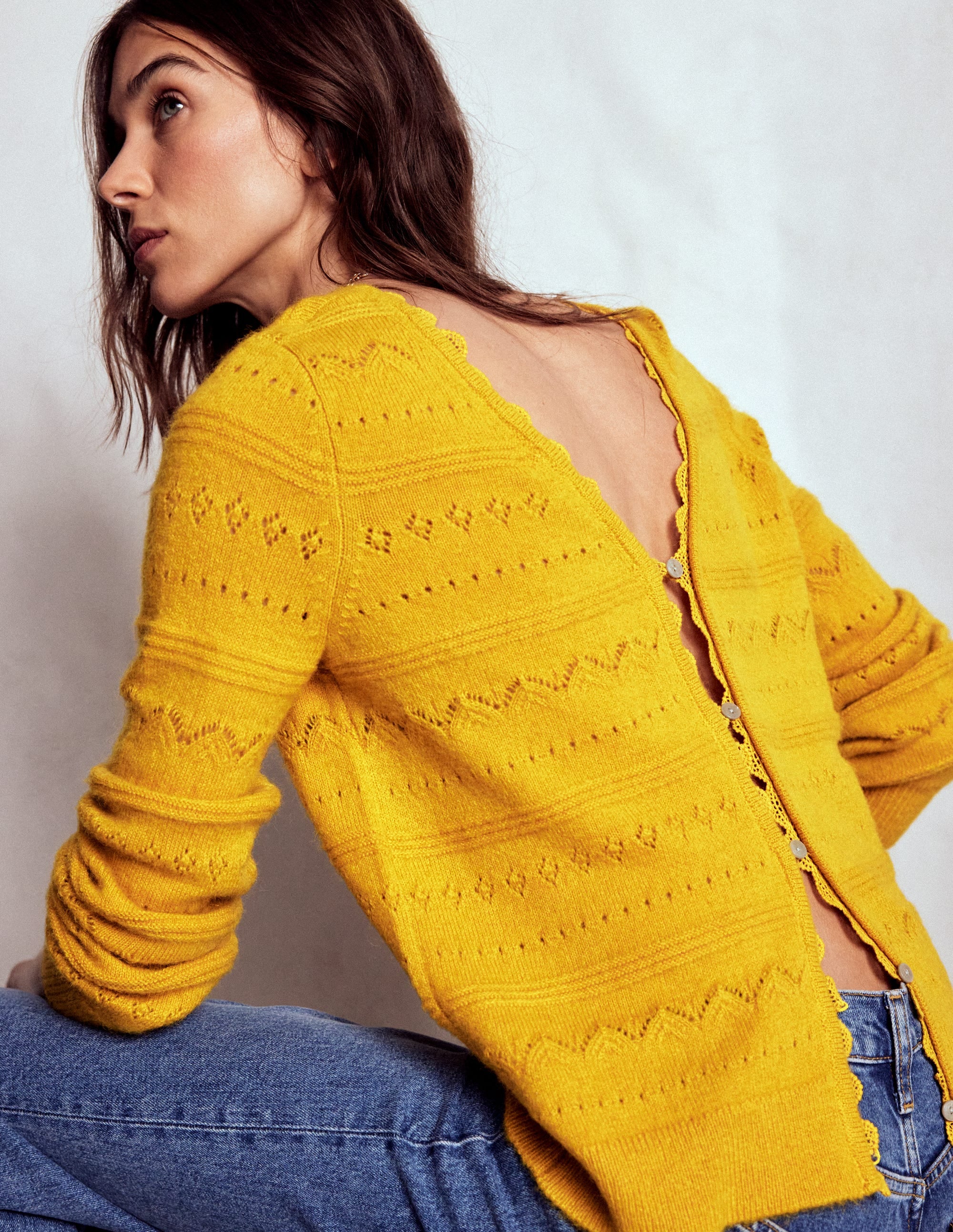Leticia Pullover mit Spitzenbesatz-Goldenes Roggenfeld - Image 1