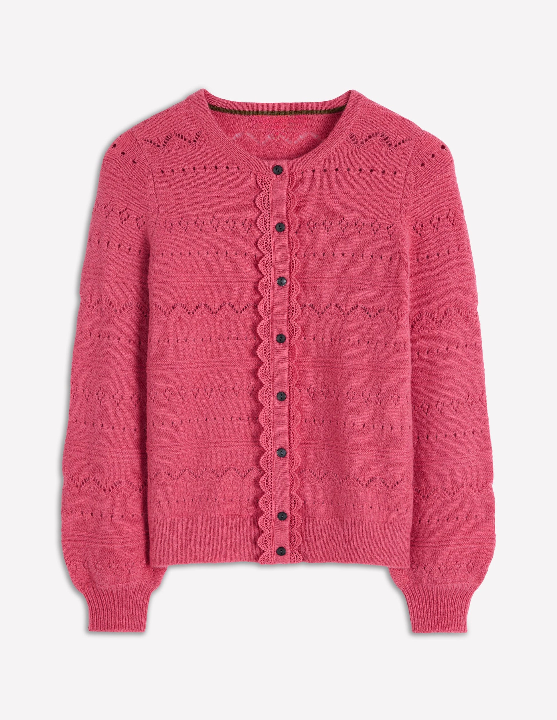 Leticia Strickjacke mit Spitzenbesatz-Animals/Stripe-6