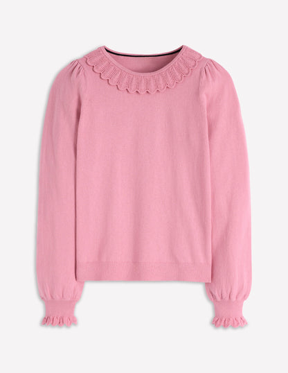 Pull en coton à volants Melina-Rose formica-5