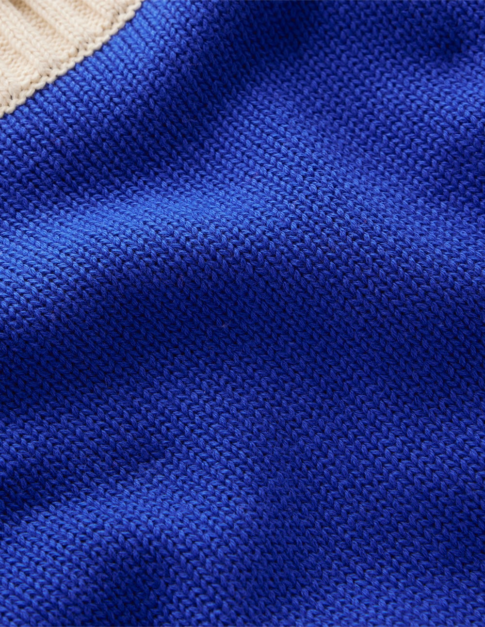 Jemma Breiter Baumwollpullover-Leuchtendes Blau - Image 8