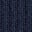 Henley-Shirt aus Rippstrick-Marineblau