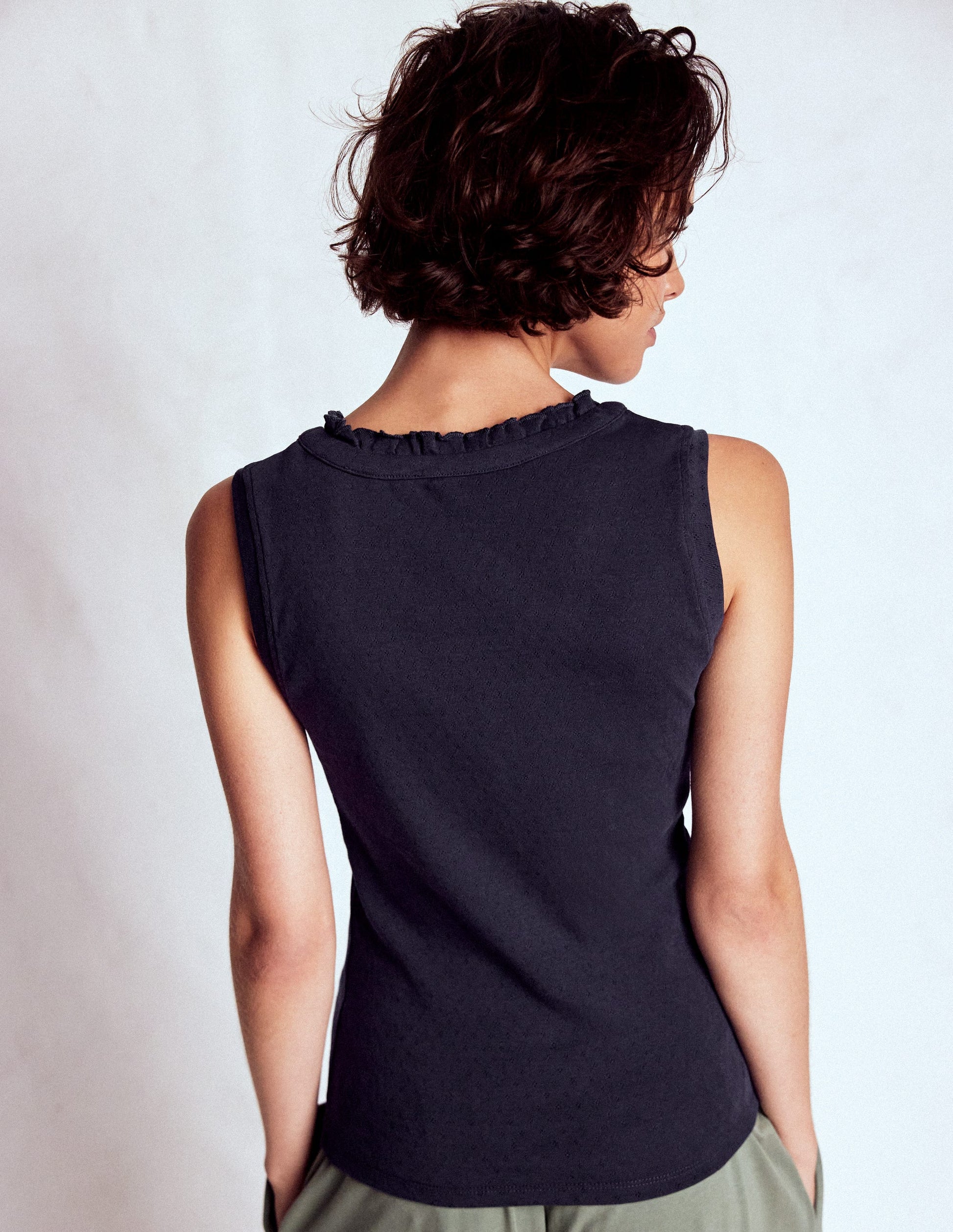 Jersey Henley-Schlafanzugoberteil-Blau-3