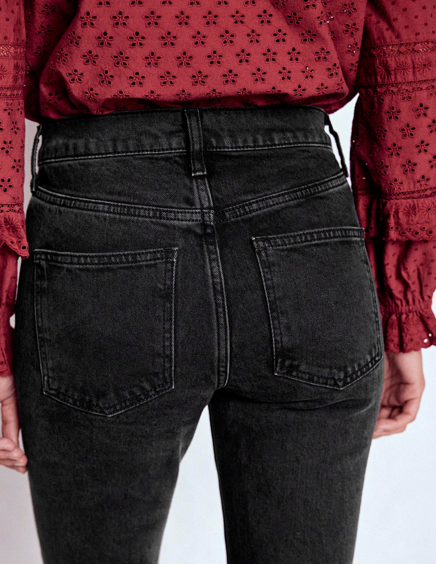 Girlfriend-Jeans-Beatnik Red - Image 2
