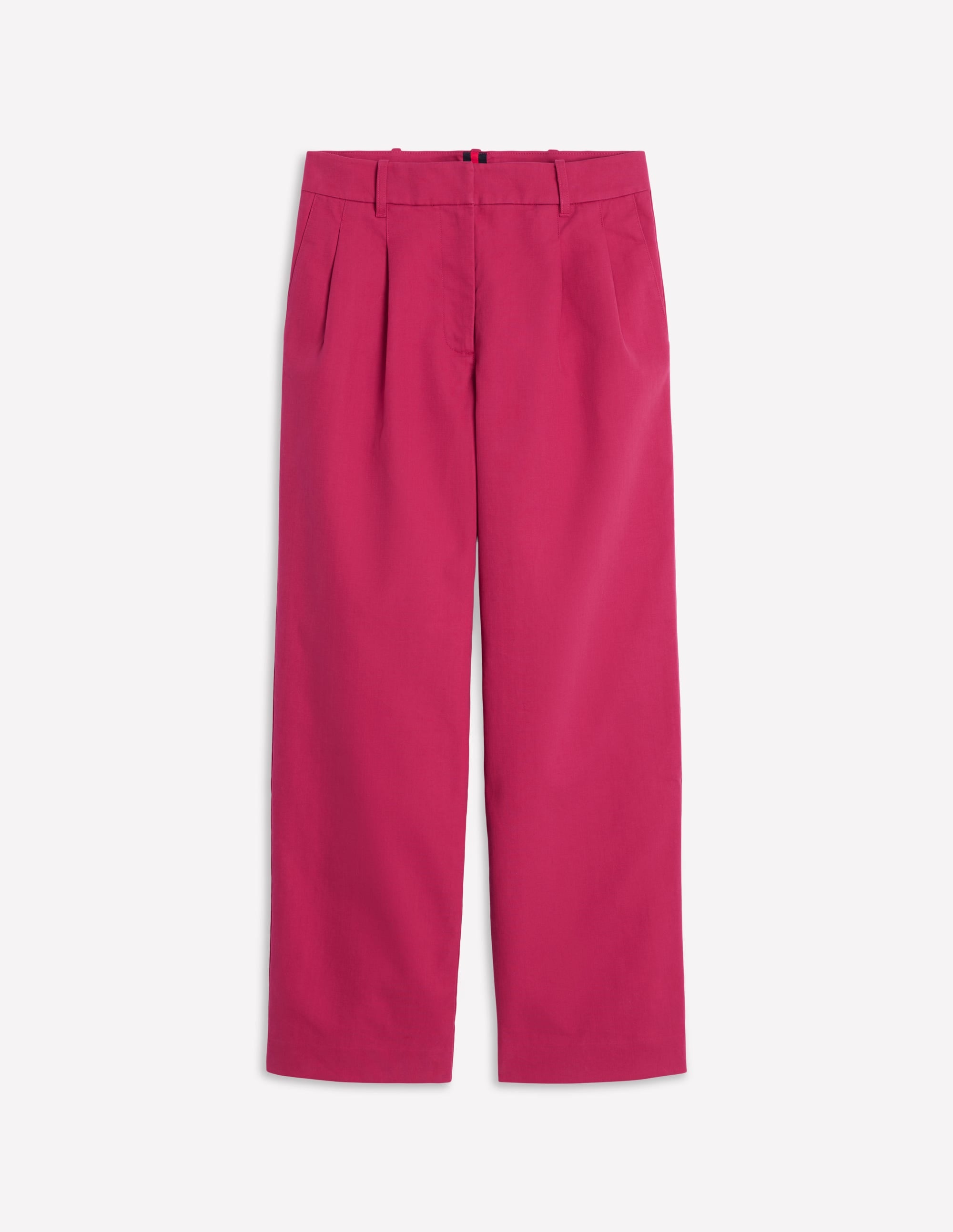 Bloomsbury Cotton Trousers-Bright Cherry - Image 6