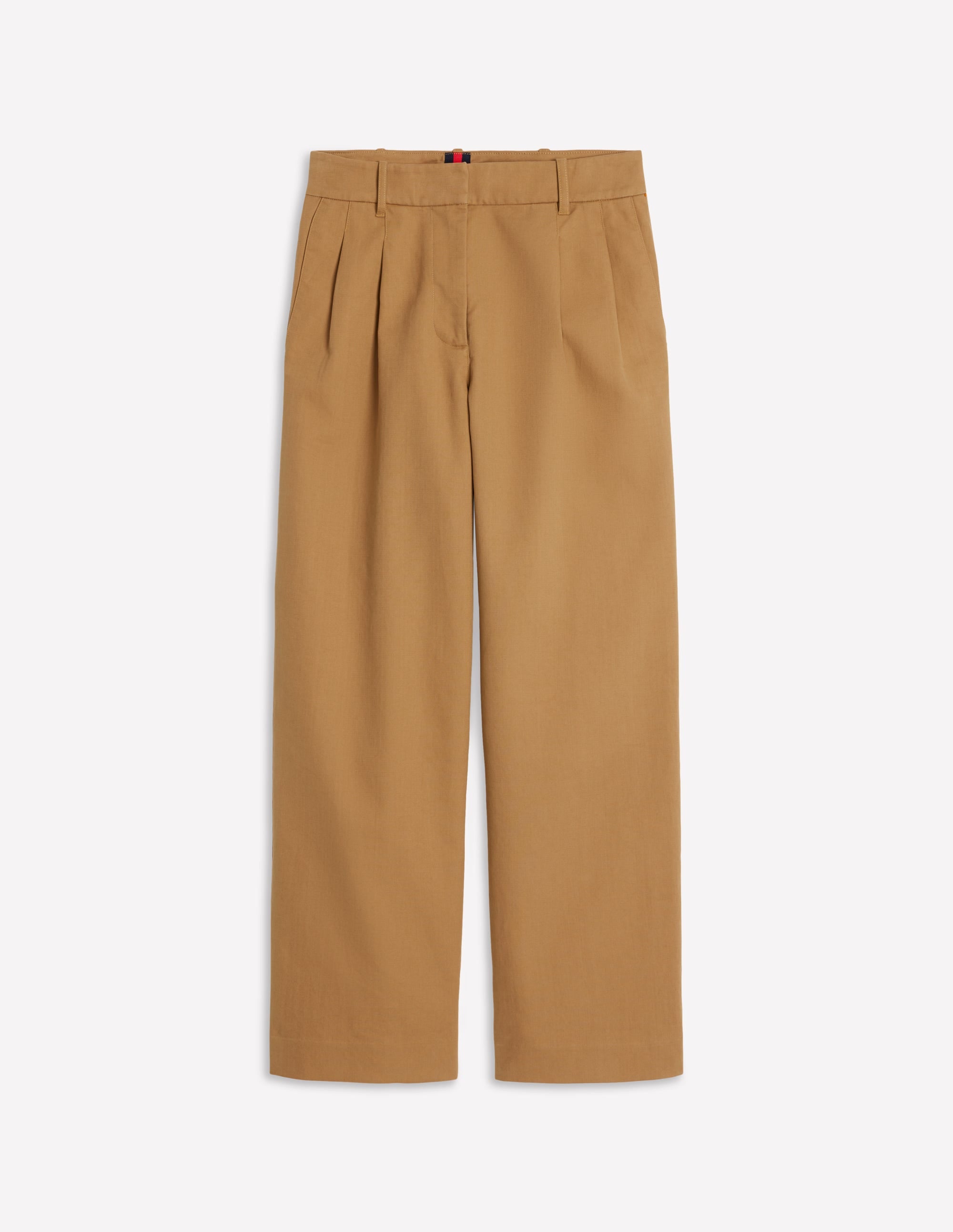 Bloomsbury Cotton Trousers-Camel - Image 5