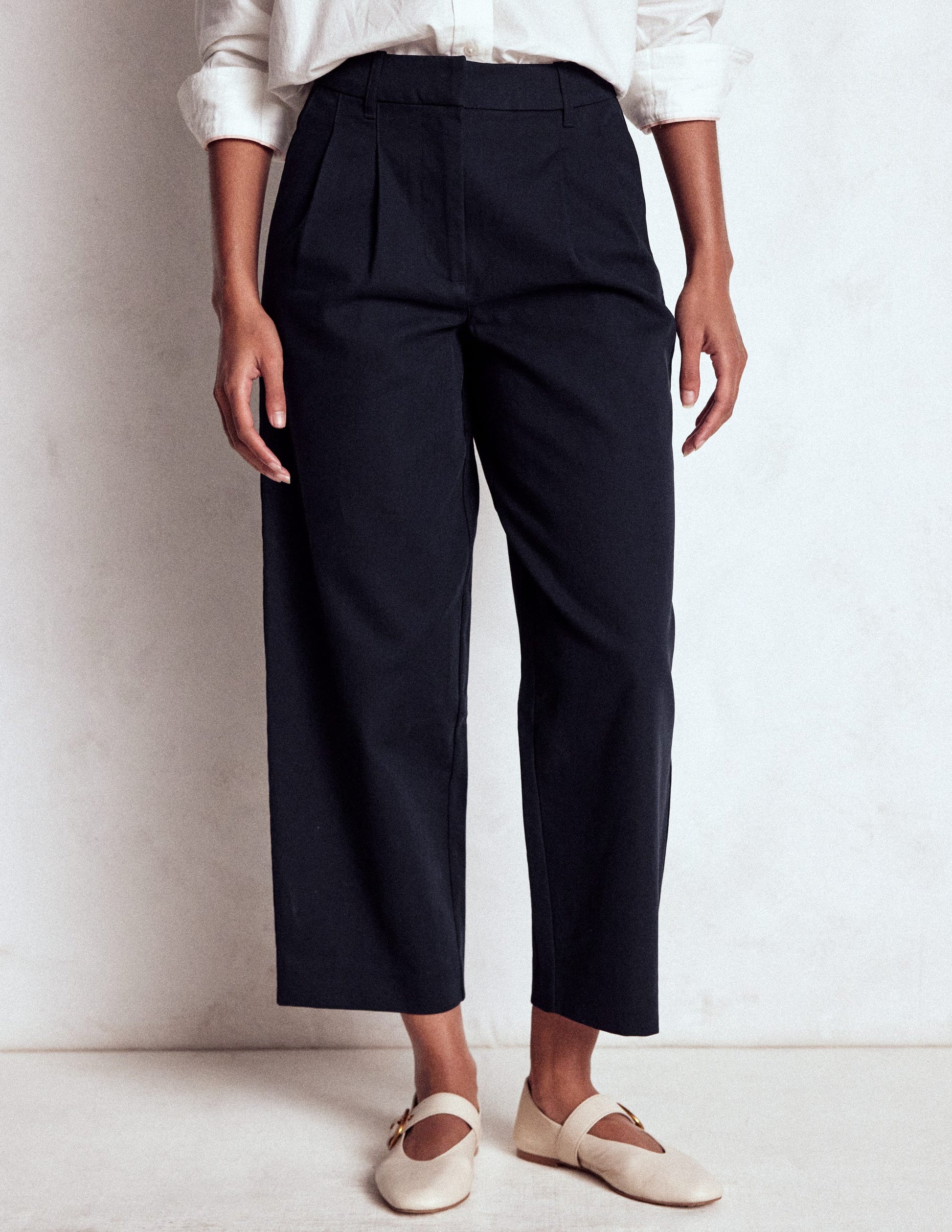 Bloomsbury Baumwollhose-Marineblau-4