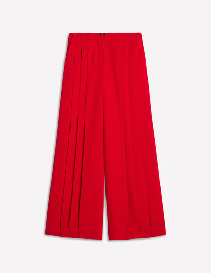 Regent Hose mit weitem Bein-Mohnblumenrot-7