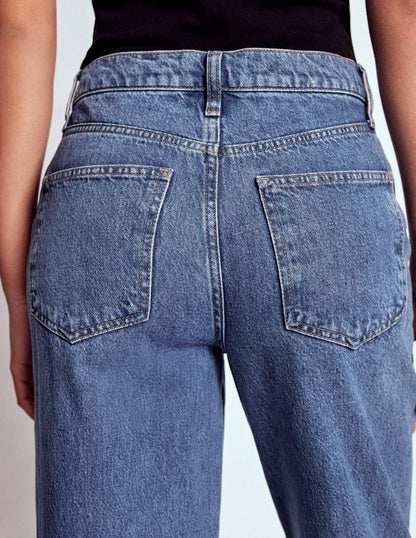 Lockere Jeans mit mittlerer Leibhöhe-Mittlerer Jahrgang-8