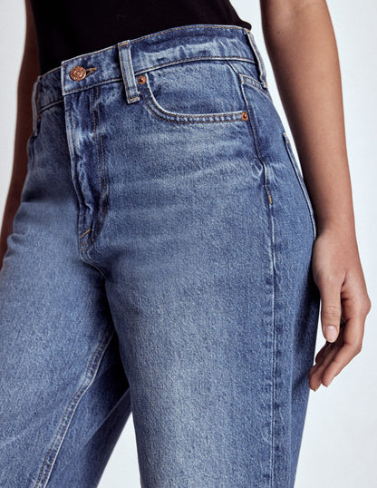 Lockere Jeans mit mittlerer Leibhöhe-Mittlerer Jahrgang-9