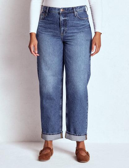 Lockere Jeans mit mittlerer Leibhöhe-Mittlerer Jahrgang-10