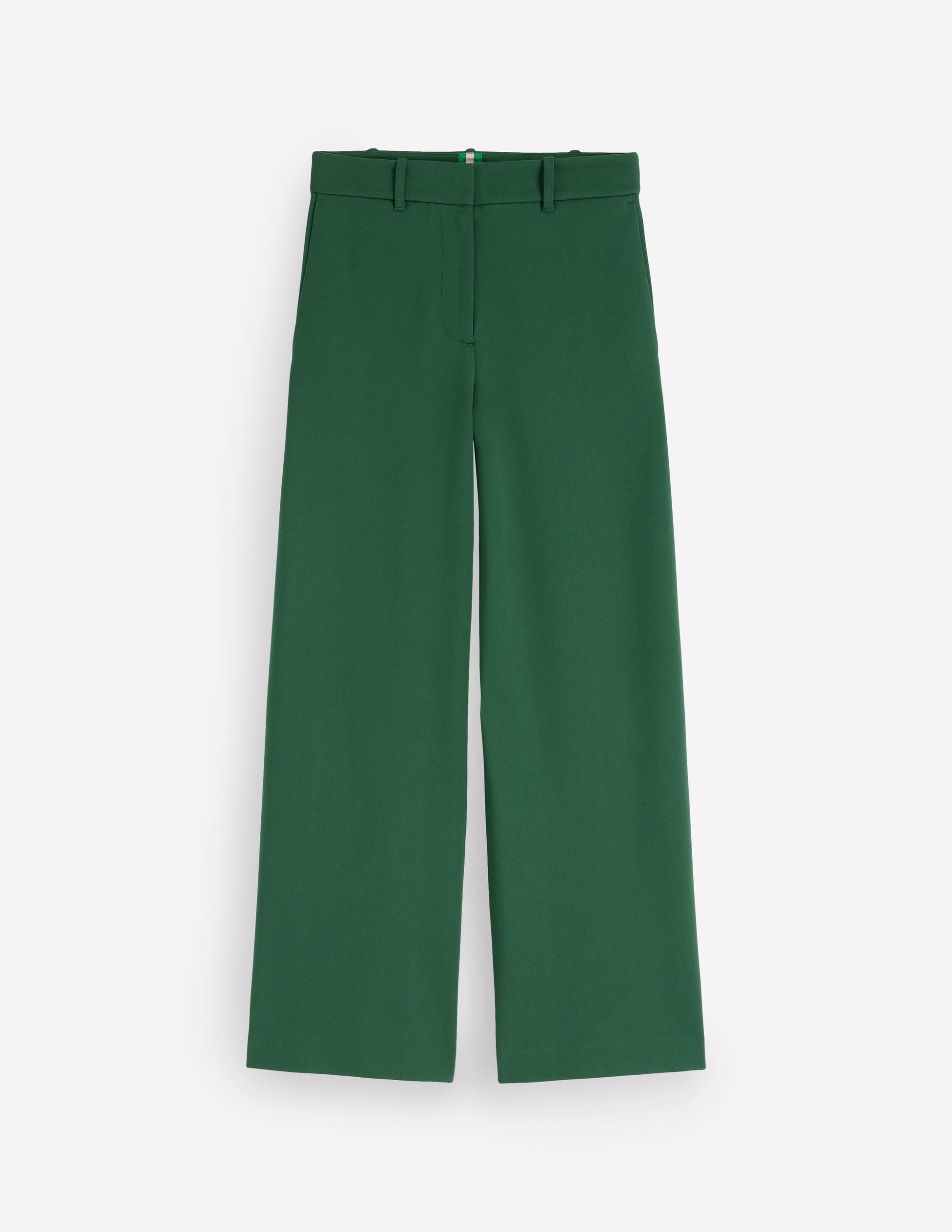 Belgravia Verkürzte Ponte-Hose-Jagdgrün-5