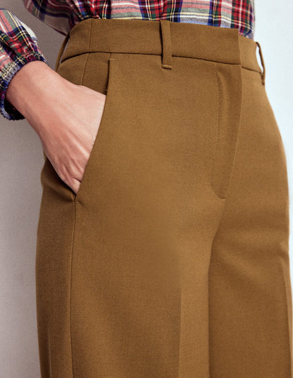 Belgravia Taillierte Hose-Tabakbraun-3