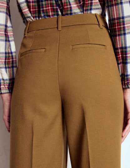 Belgravia Taillierte Hose-Tabakbraun-6