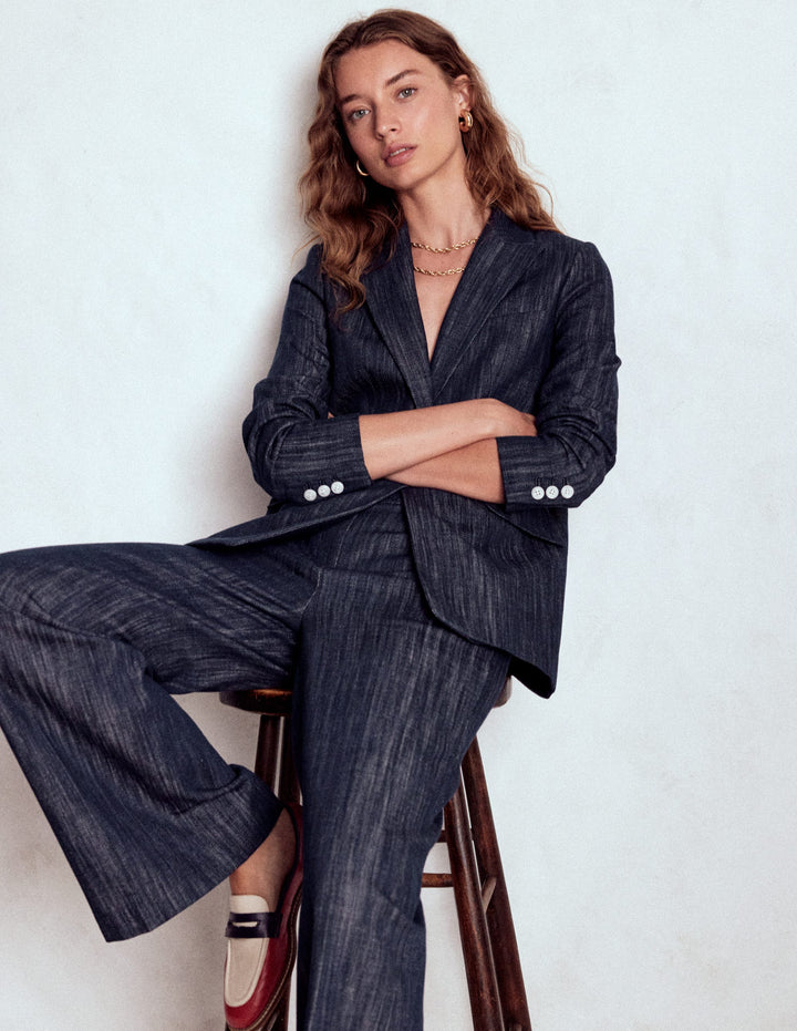 Belgravia Twillhose-Marineblau Indigo