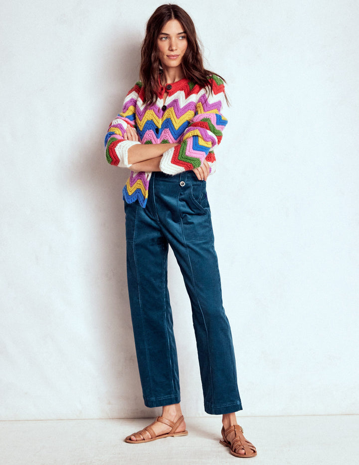 Pimlico Cordhose-Indigoblau