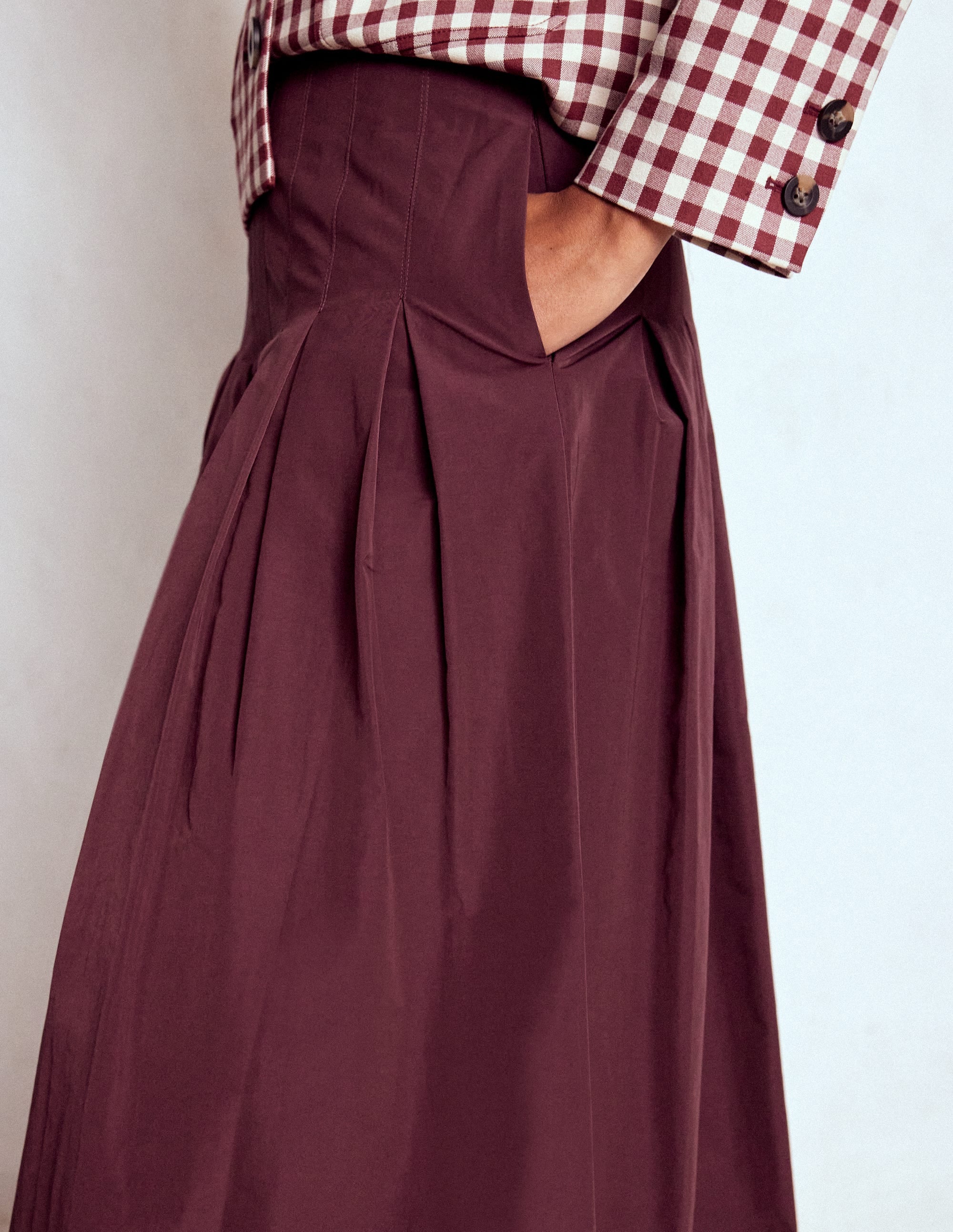 Valentina Taft-Midirock-Dunkelviolett - Image 2
