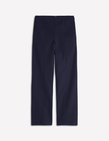 Elegante 7/8-Hose-Marineblau-6
