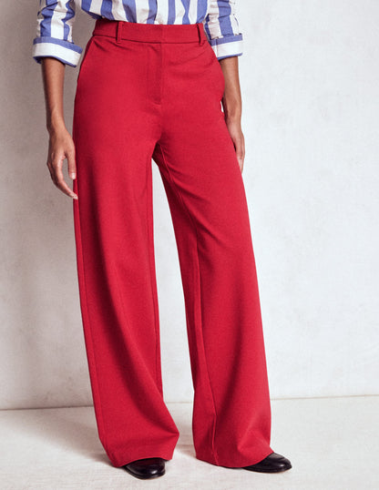 Belgravia Ponte-Hose-Karminrot-4