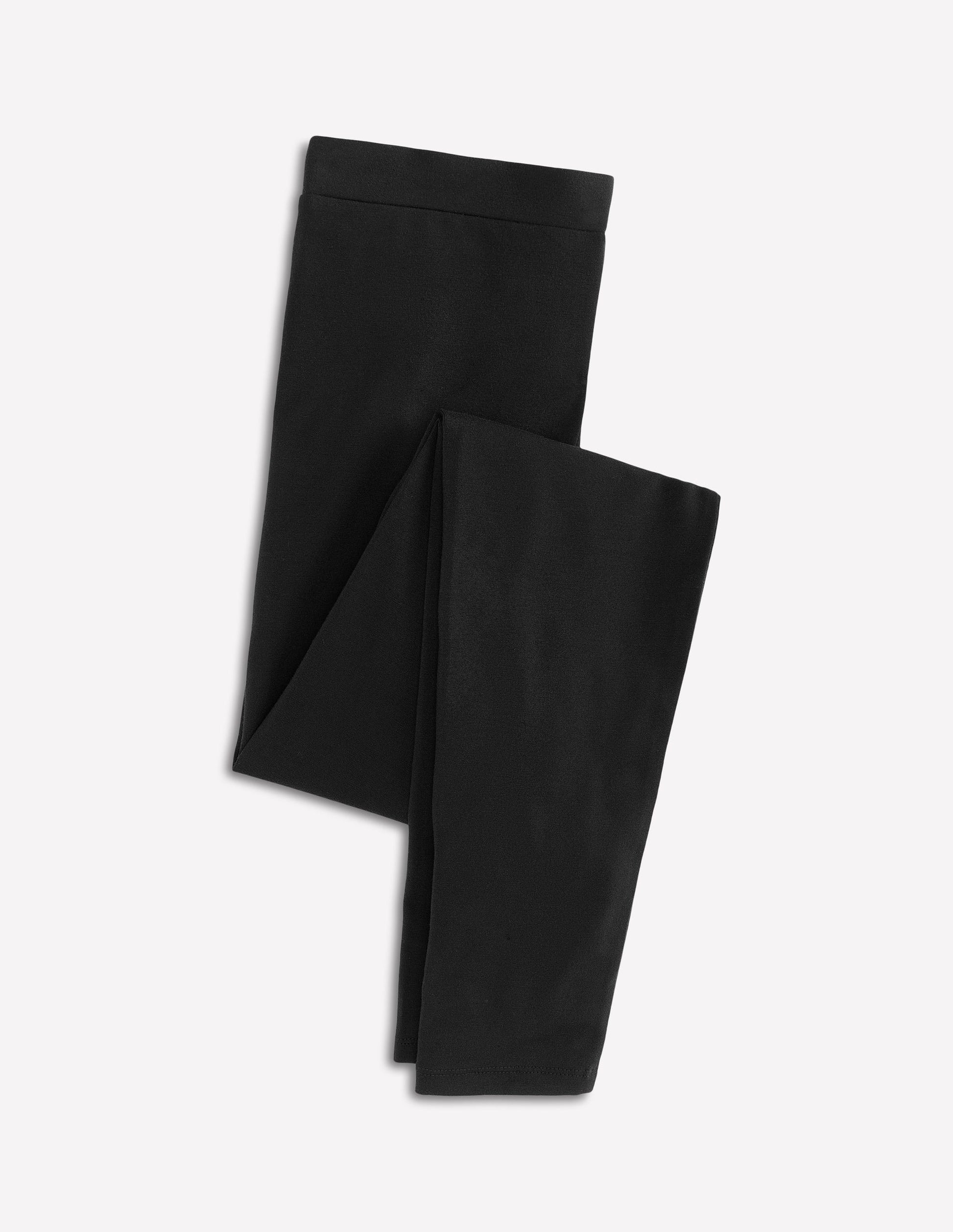 Jersey-Leggings mit hohem Bund-Schwarz-5