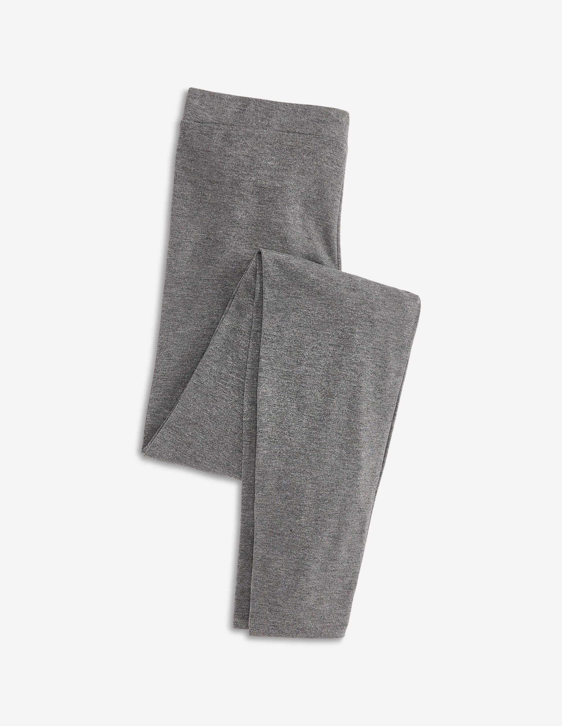 Jersey-Leggings mit hohem Bund-Anthrazit Meliert-5