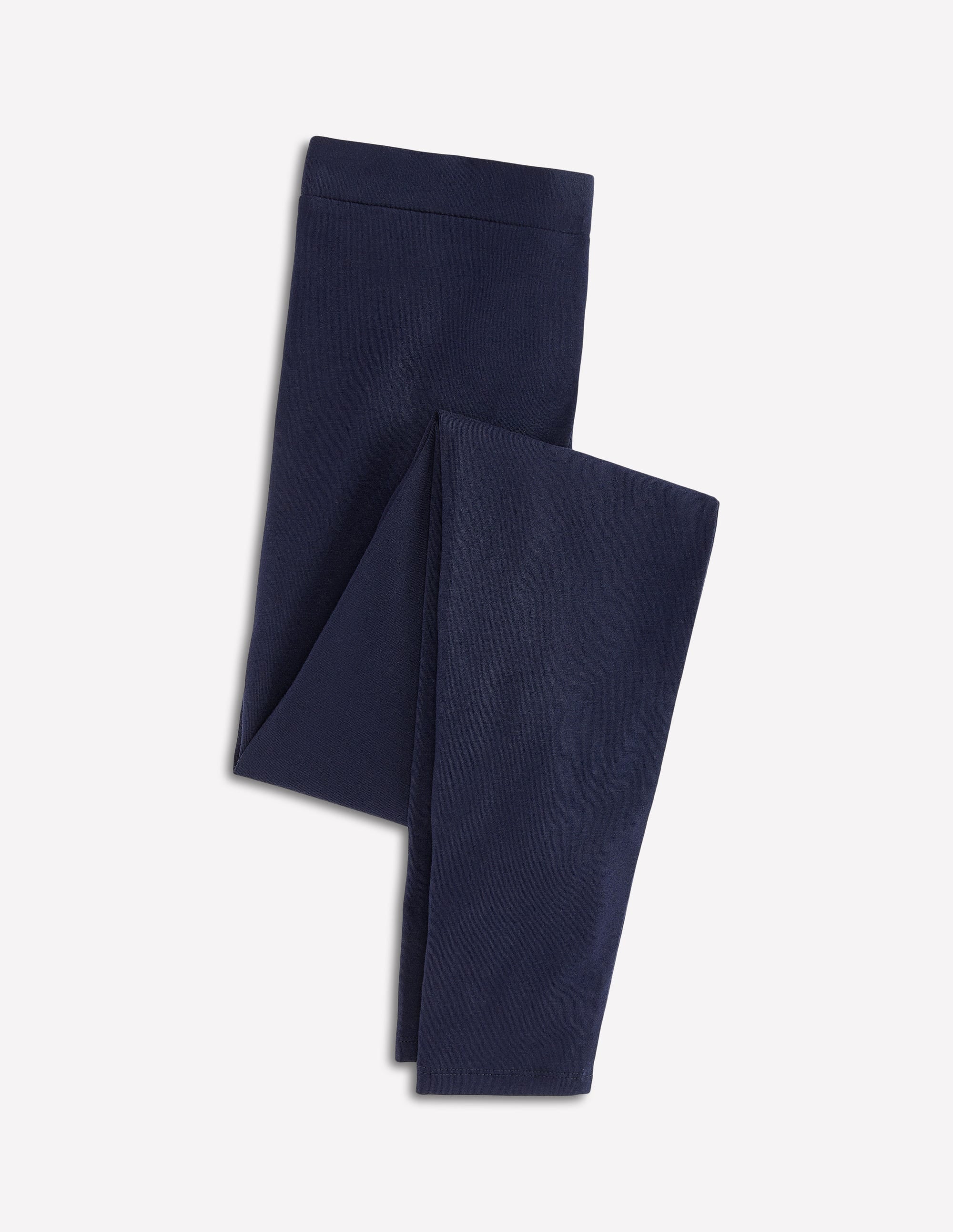 Legging taille haute en jersey-Bleu marine - Image 5