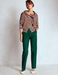 Pantalon Canonbury coupe longue-Émeraude profond