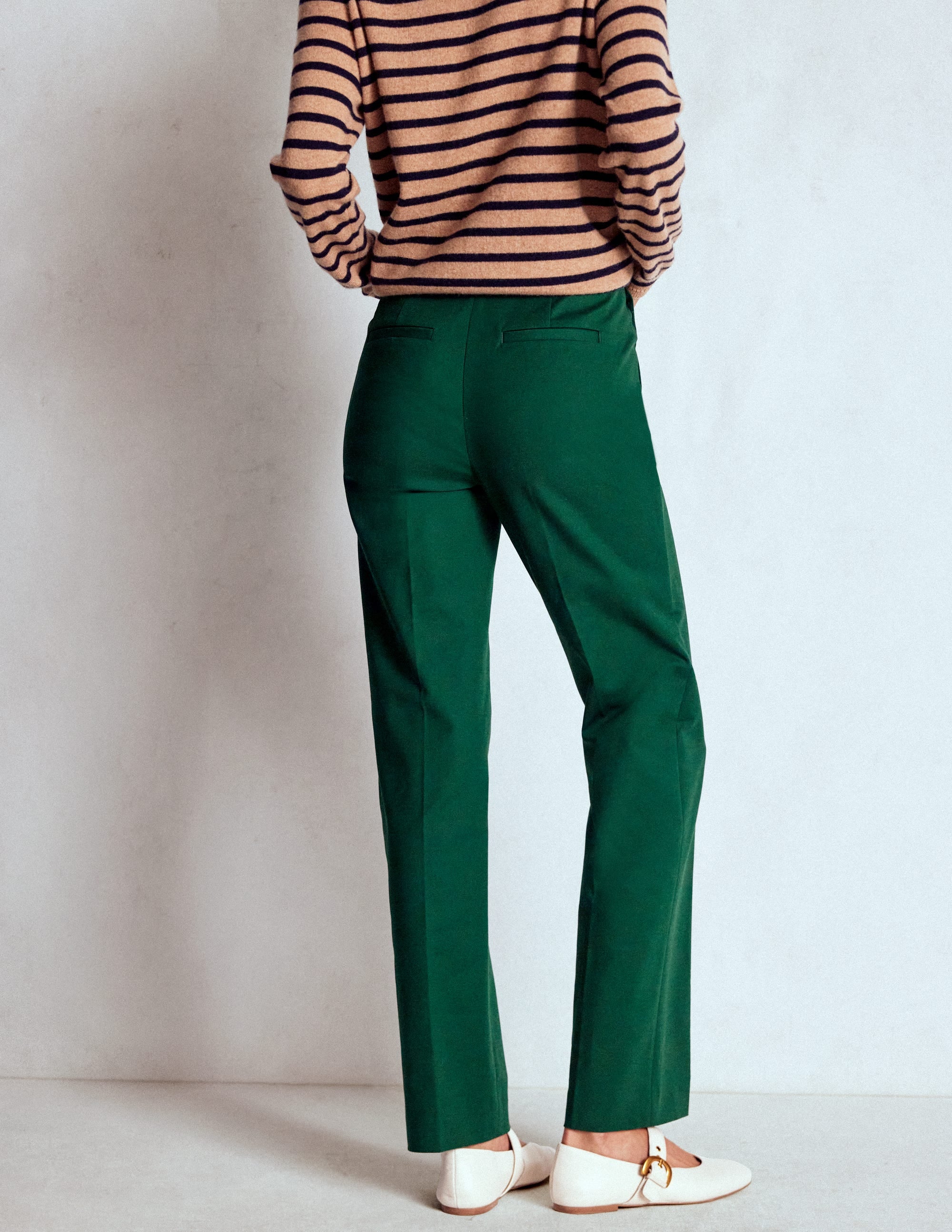 Pantalon Canonbury coupe longue-Émeraude profond - Image 3