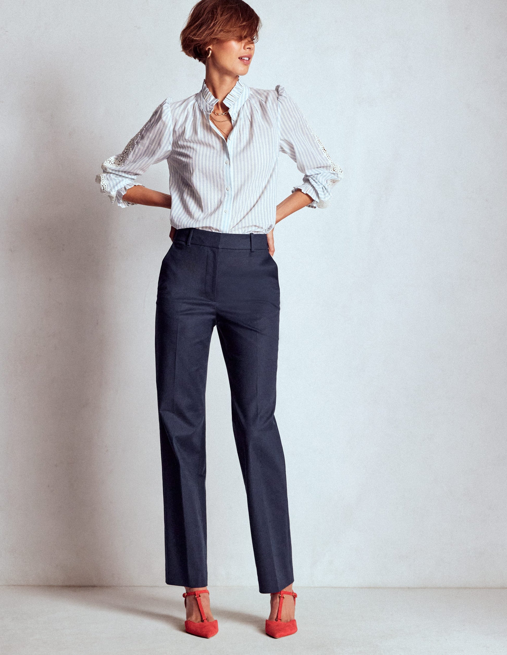 Canonbury Lange Hose-Marineblau-1