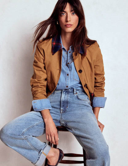 Bequeme, mittelhohe Stretch-Jeans-Ausgeblichene Optik-2