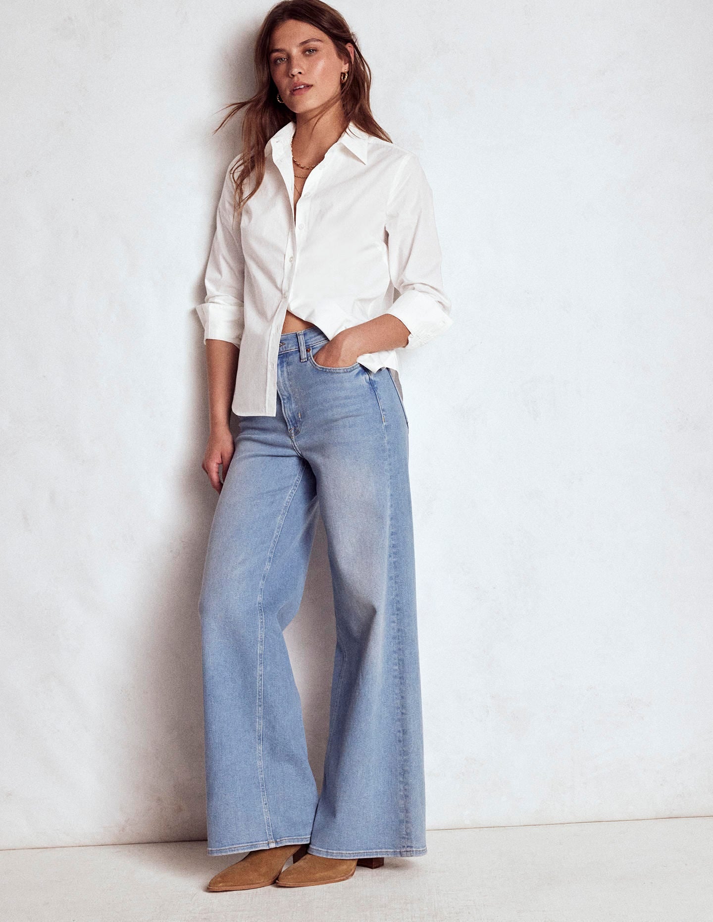 Sienna Baumwollhemd-Weiß-4