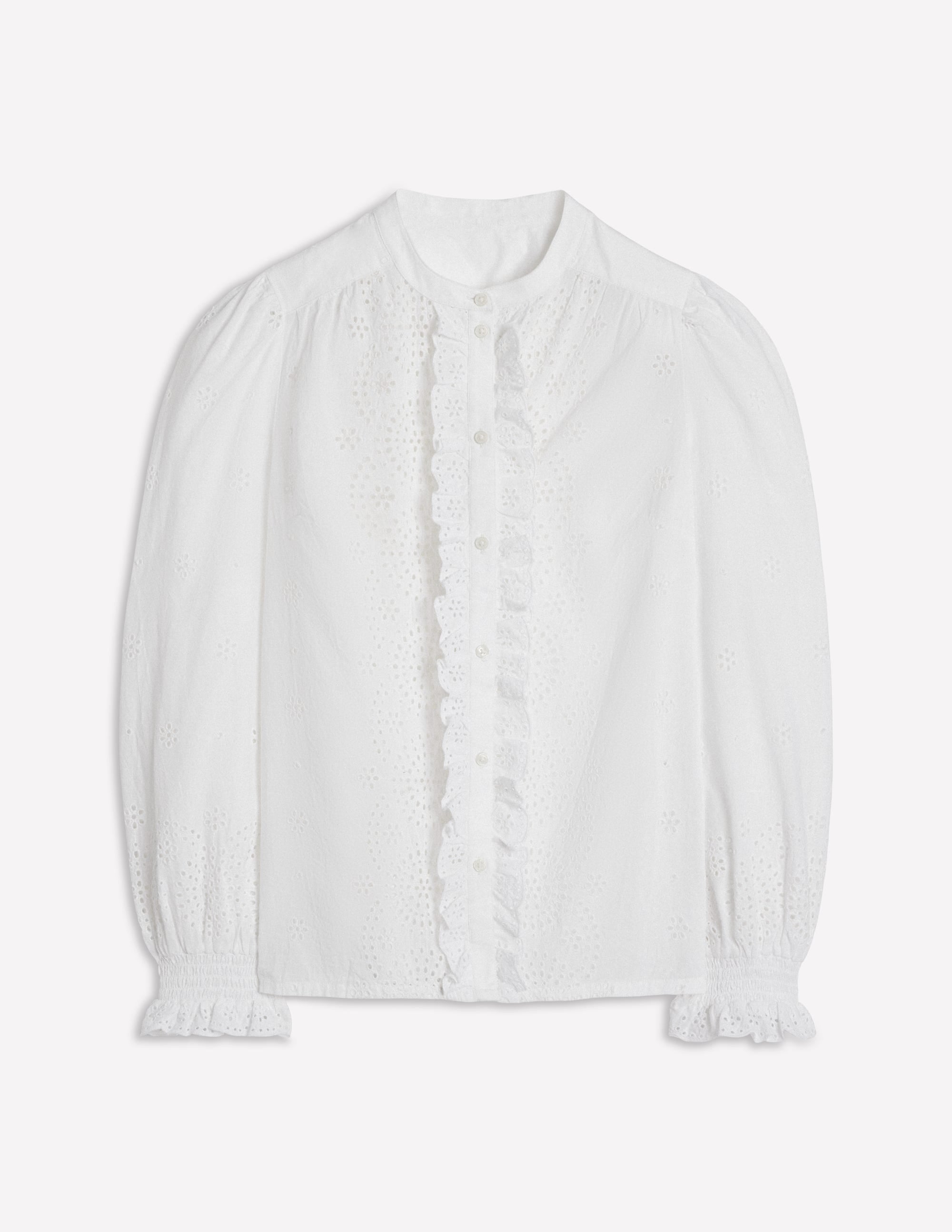 Top Alice avec broderie anglaise-Blanc - Image 5