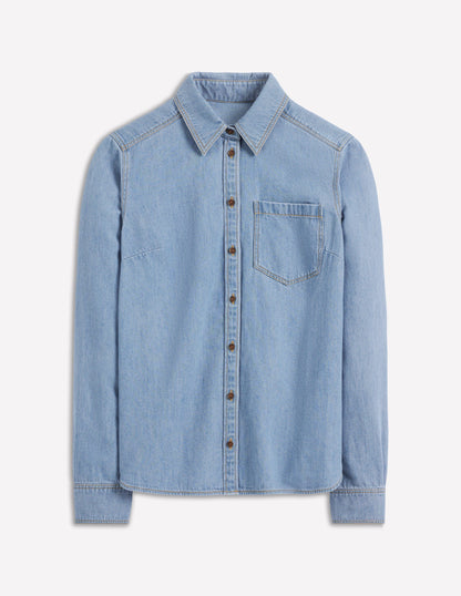 Chemise en jean-Authentique clair-5