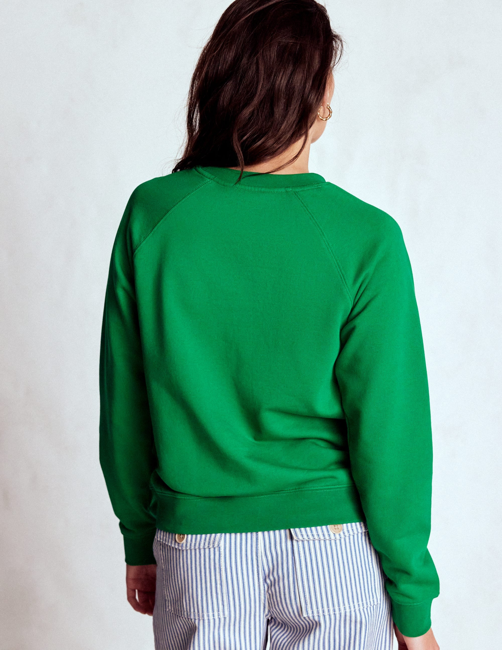 Rosa Sweatshirt mit Stickerei-Mürrischer Hund - Image 3