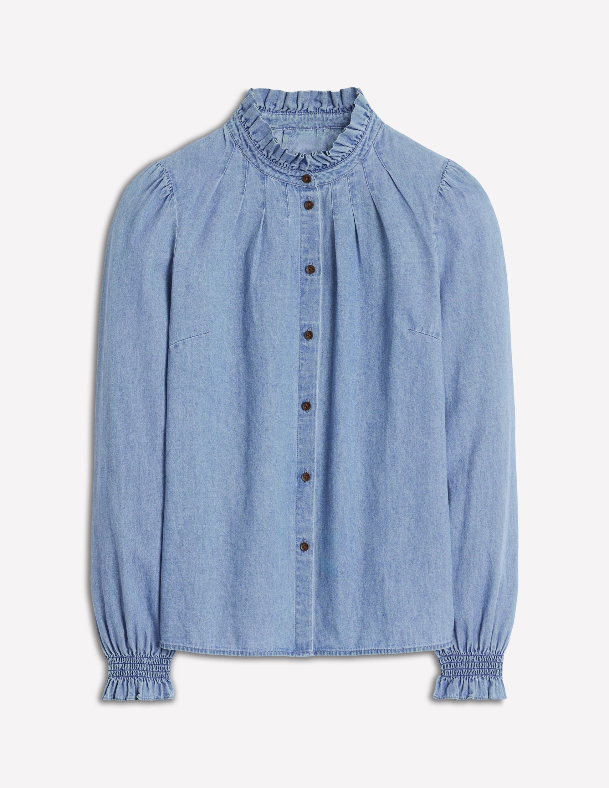 Lorna Denim-Oberteil-Hell Authentisch-7