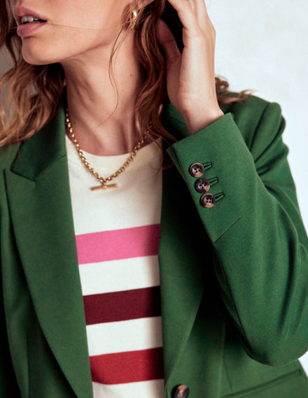Marylebone Ponte-Blazer-Jagdgrün