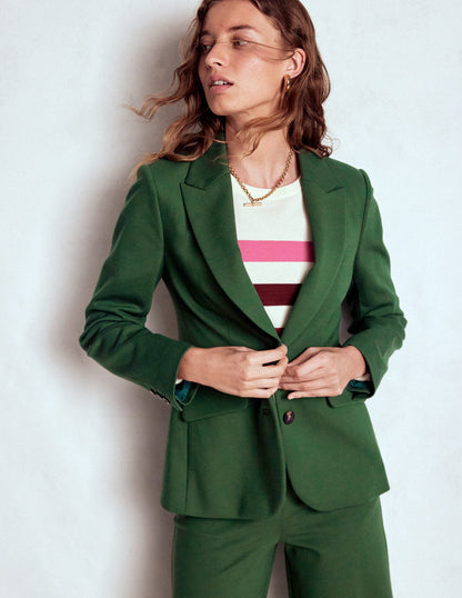 Marylebone Ponte-Blazer-Jagdgrün-4