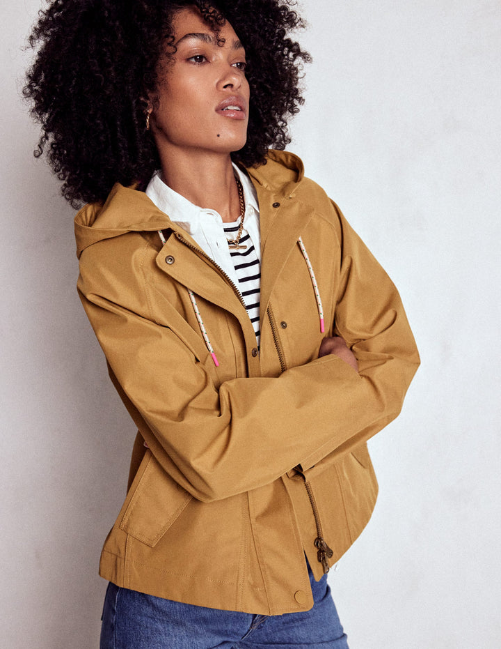 Imperméable léger-Marron noisette