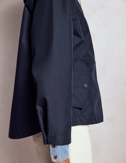 Verkürzter Regenmantel-Marineblau-2