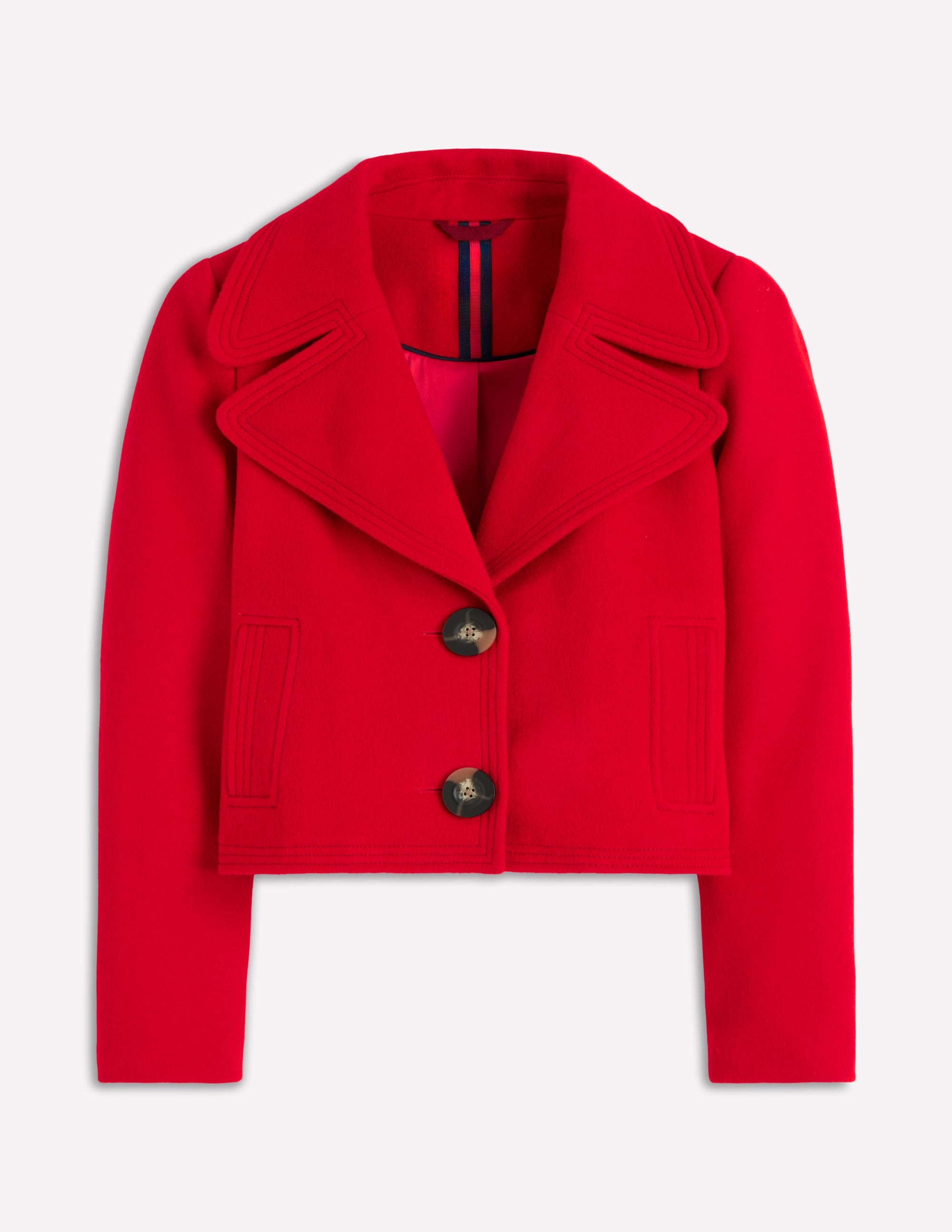 Jacke mit Steppnaht-Mohnblumenrot - Image 6