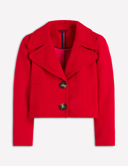 Jacke mit Steppnaht-Mohnblumenrot-6