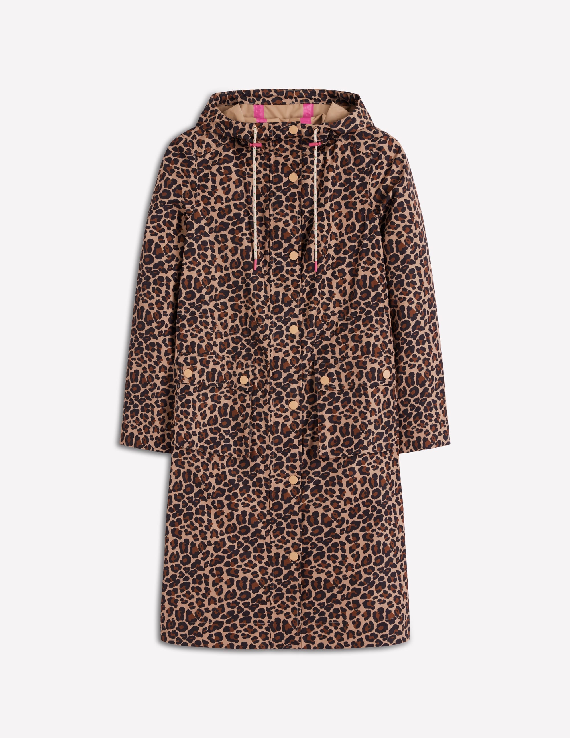 Lange Regenjacke-Bunt, Gepard Punkte - Image 6