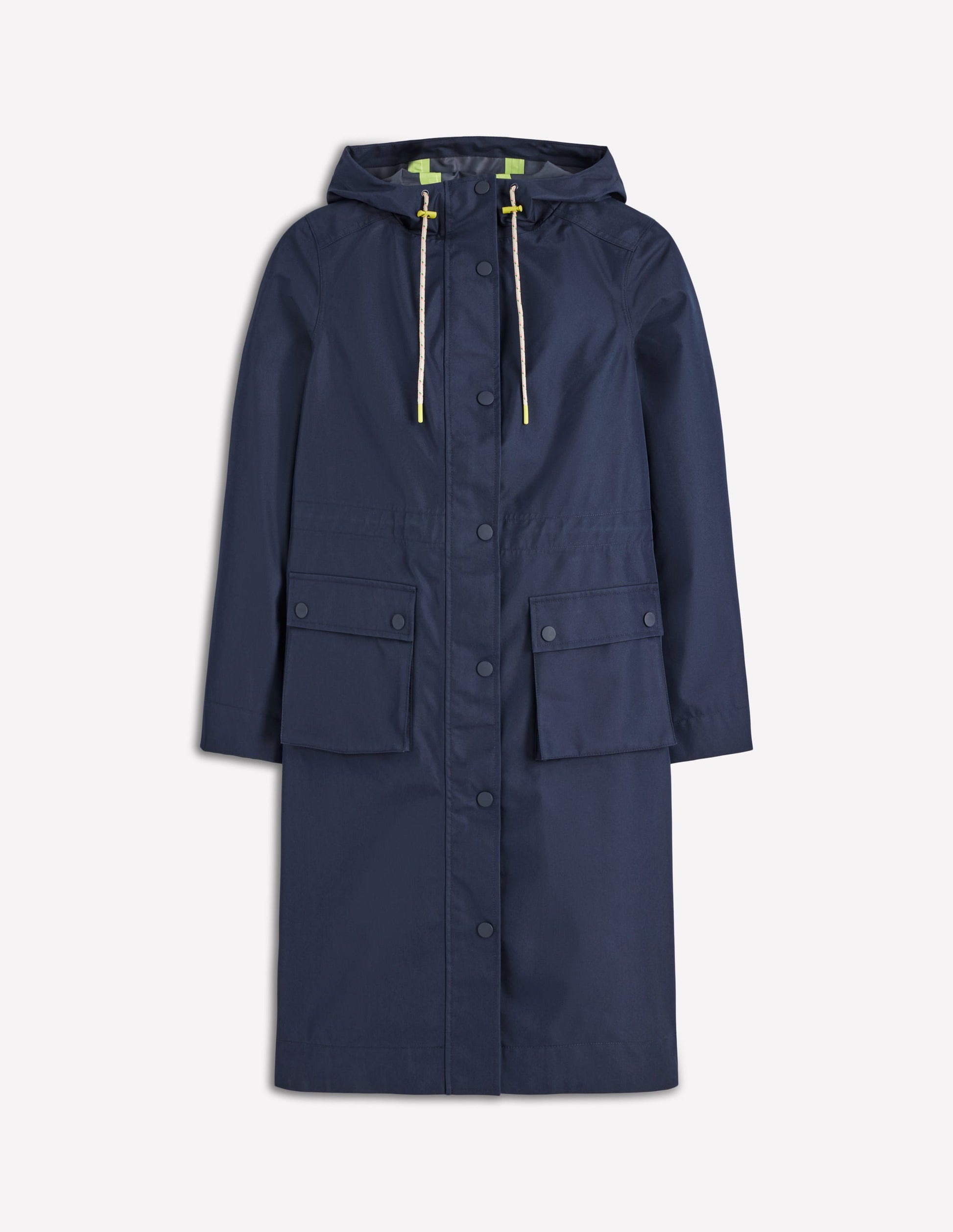 Lange Regenjacke-Ecru/Chalky Pink Stripe-5
