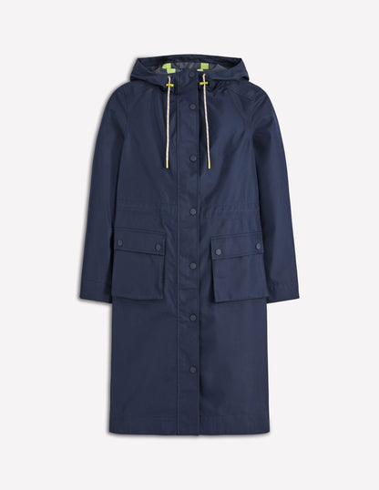 Lange Regenjacke-Ecru/Chalky Pink Stripe-5