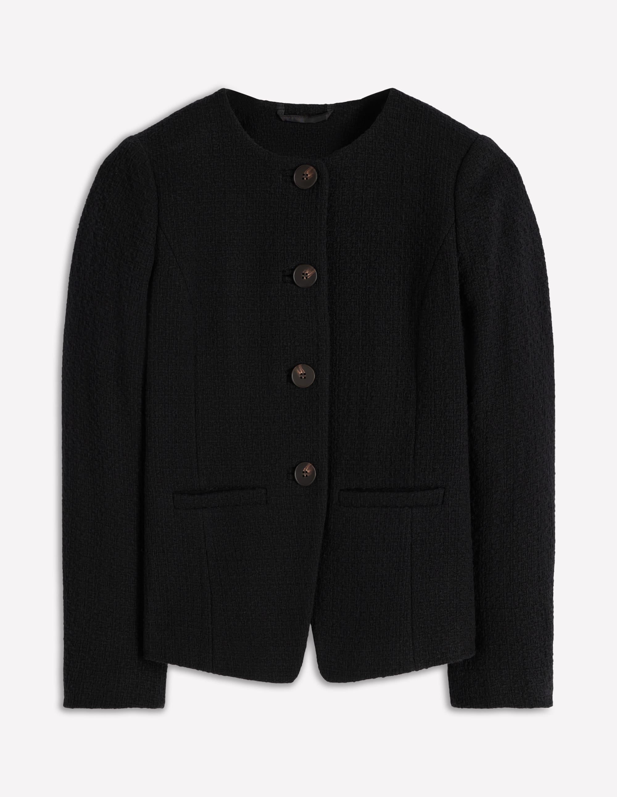 Hampstead Texturierter Blazer-Schwarz - Image 6