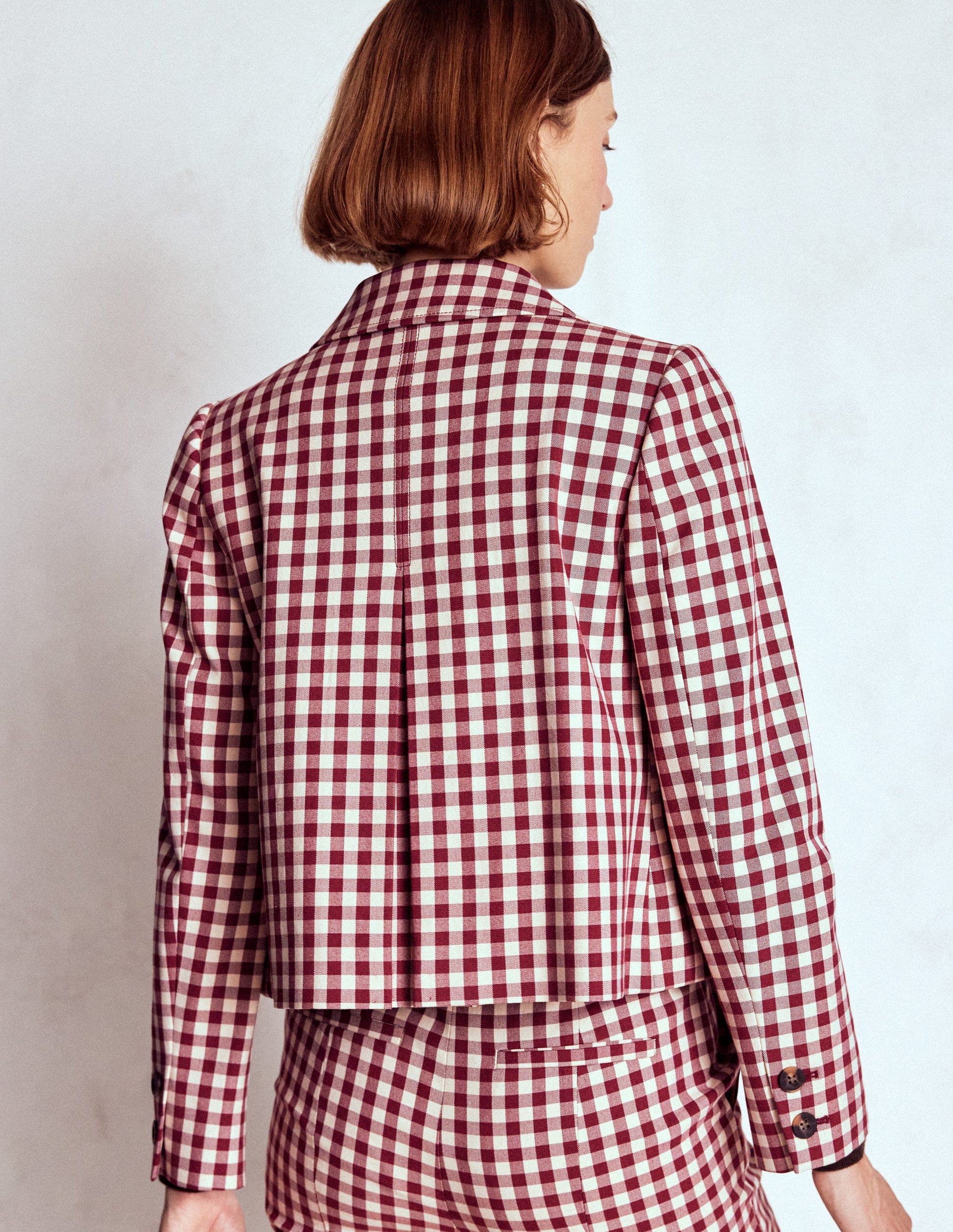 Knightsbridge Jacke Vichykaro-Kastanie Vichykaro-3